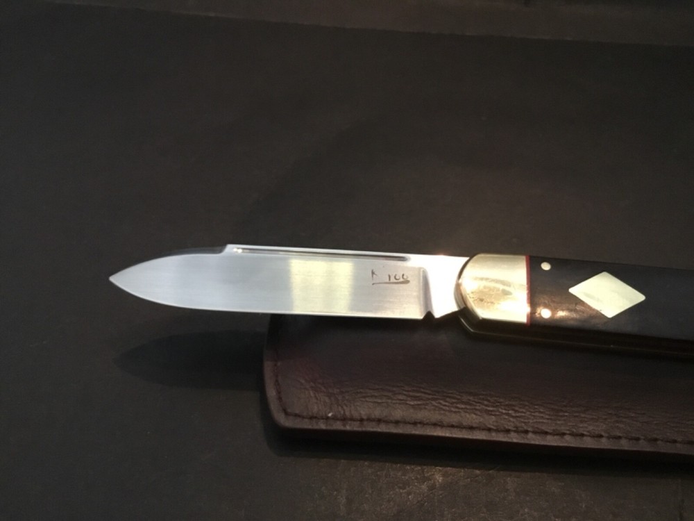 Custom K'Roo Willem O'Kelly Upscale Slipjoint Folder Folding Knife