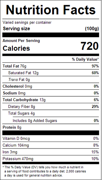 Macadamia Nuts (Roasted, Unsalted, Kosher, Style IV) - Select Weight