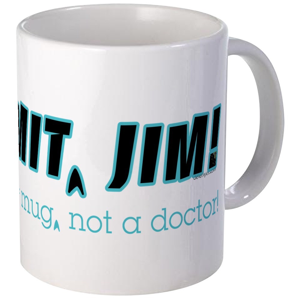 11oz mug Dammit Jim Star Ceramic Coffee Cup