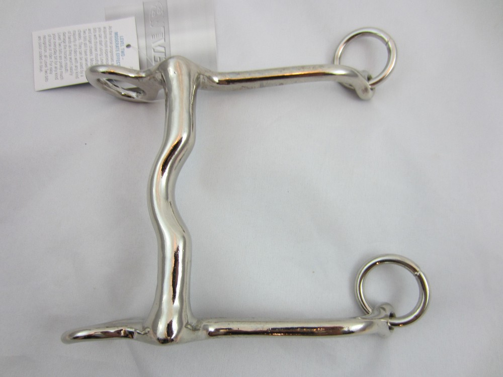 Partade MetLab pony size curb bit chrome grazing bit Level 2 NWT