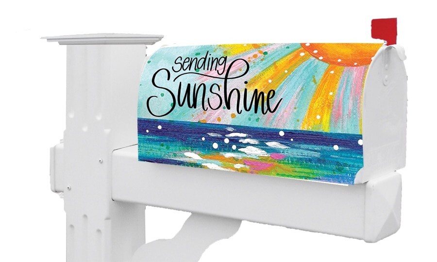 Sun Ocean Magnetic Mailbox Cover Only