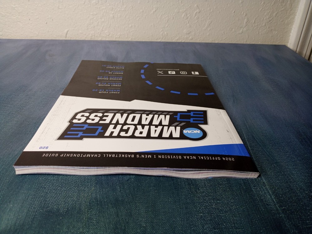 2024 NCAA March Madness Championship Guide Program All 68 Teams
