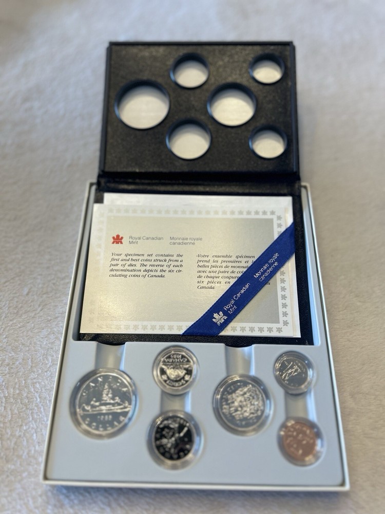 1985 Canada RCM specimen set w/ CoA
