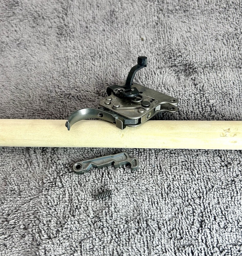 Remington 700 Trigger Assembly Adjustable Black Safety Arm w/ Sear & Sear Spring