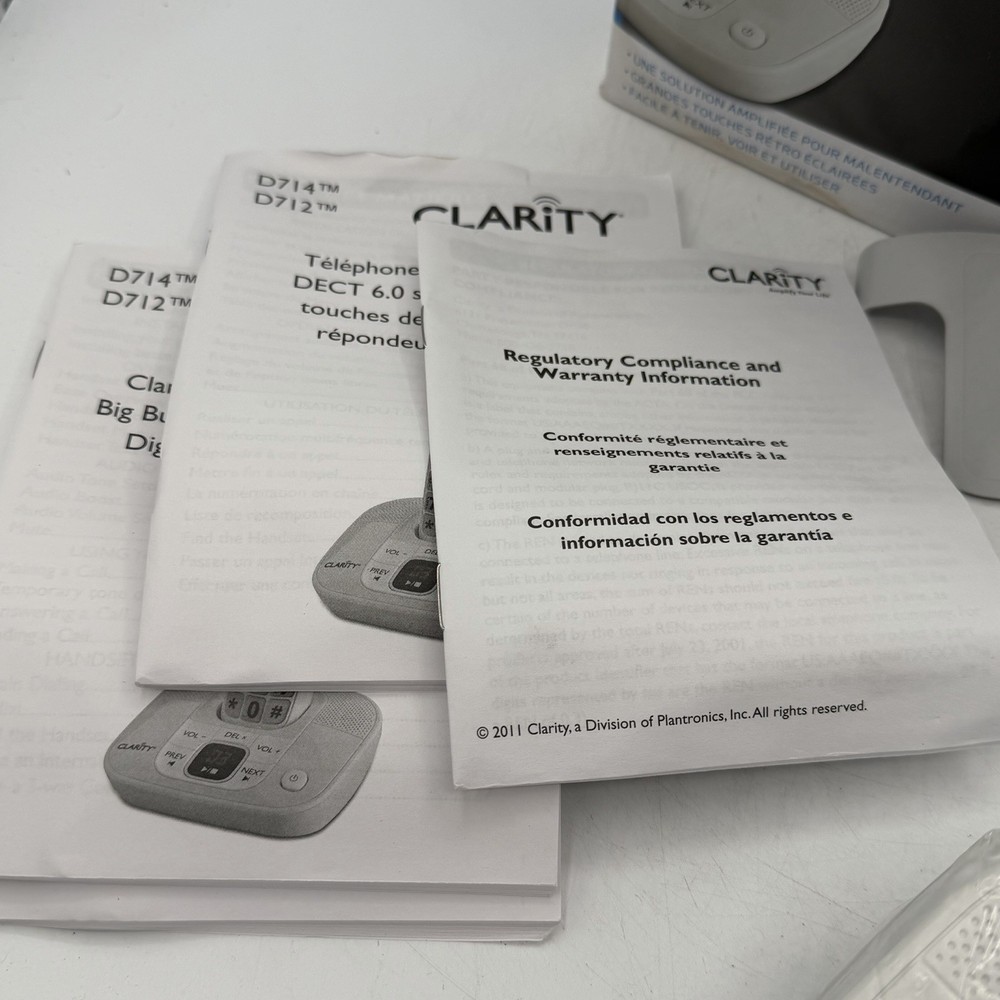 Clarity D714 Amplified Phone - Open Box