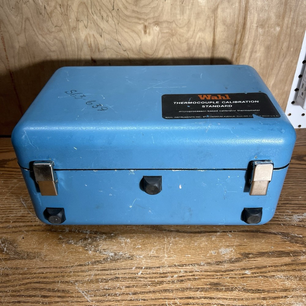 WAHL MODEL C-65 TERMOCOUPLE CALIBRATION STANDARD Microprocessor Based Calibrator