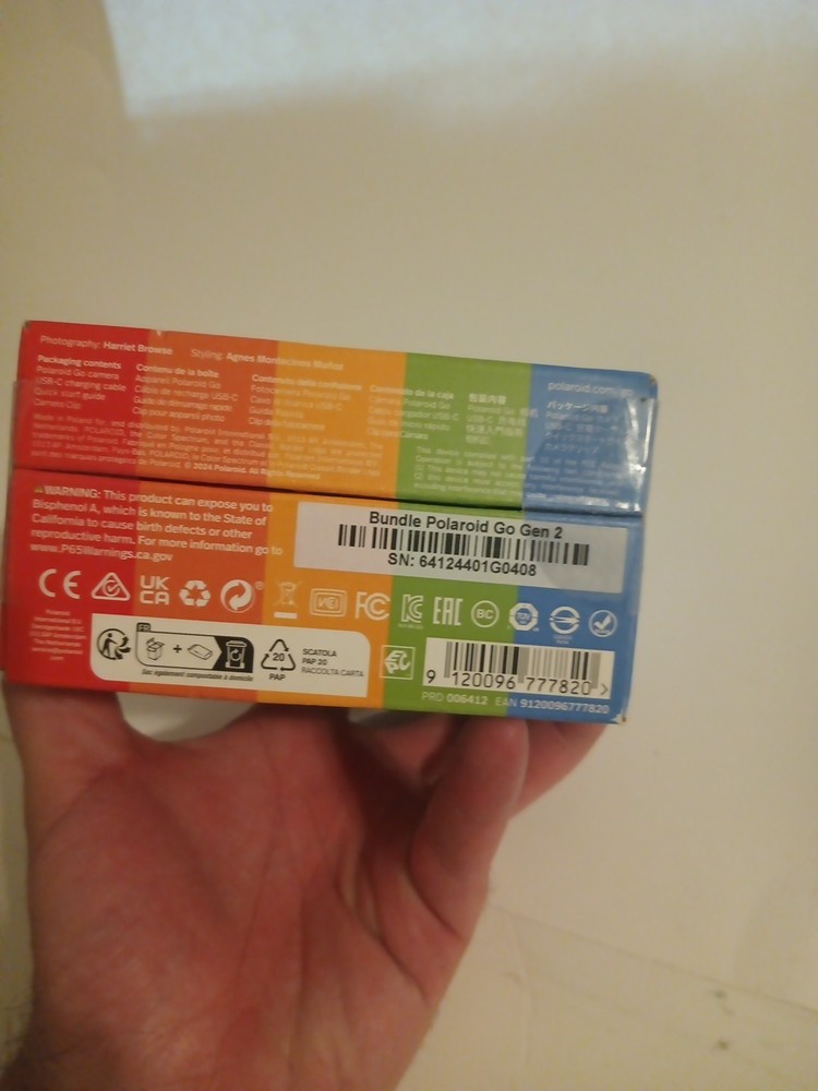 Polaroid Go + Clip Bundle Instant Camera Black