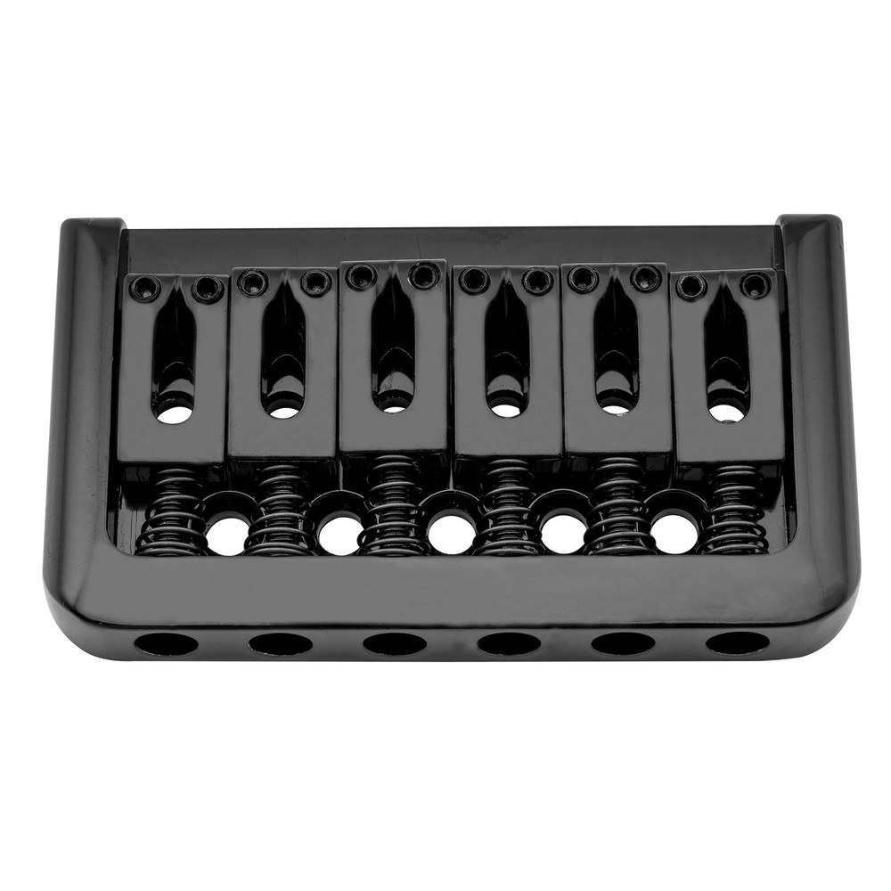 52.5mm (2-1/16") edge 6-string non-vibrato guitar hardtail bridge