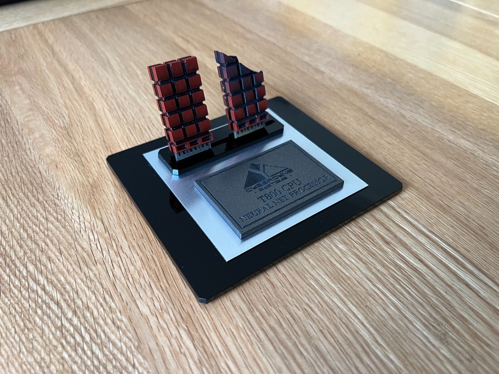 Terminator T-800 CPU Brain Chips Prop Replica