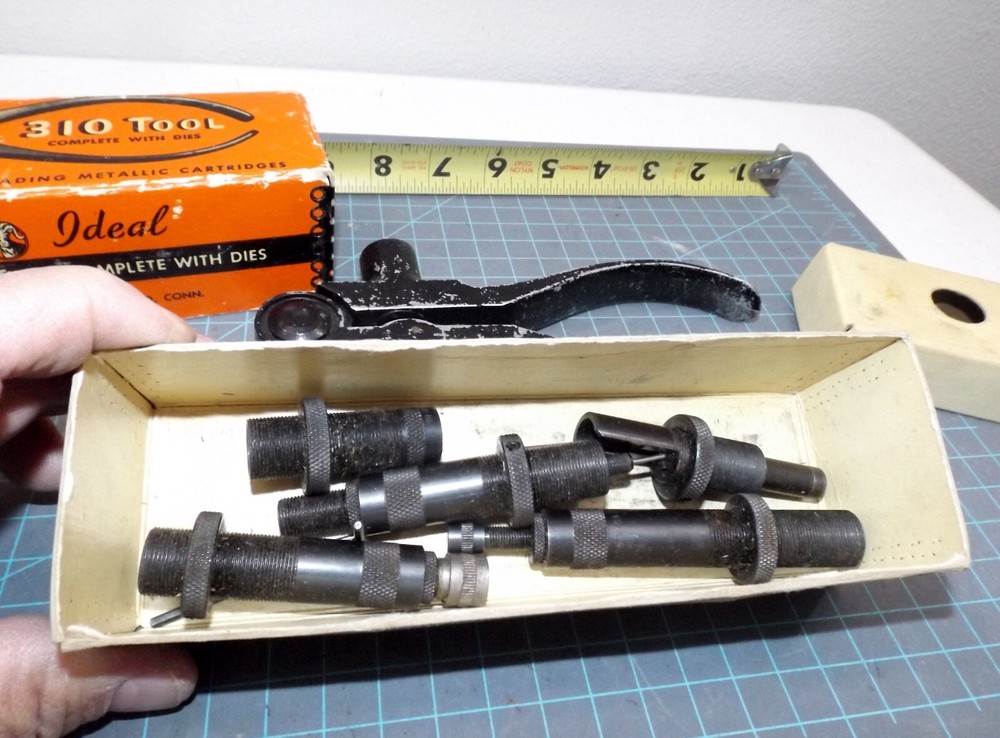 Vintage Ideal Lyman 310 Reloading Tool w/ 270 Win dies