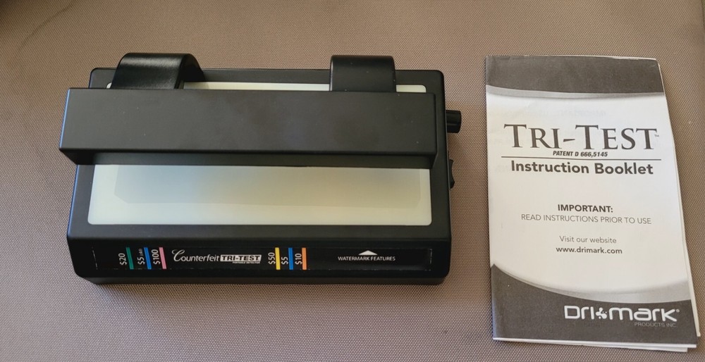 Vintage Dri Mark Counterfeit Tri-Test