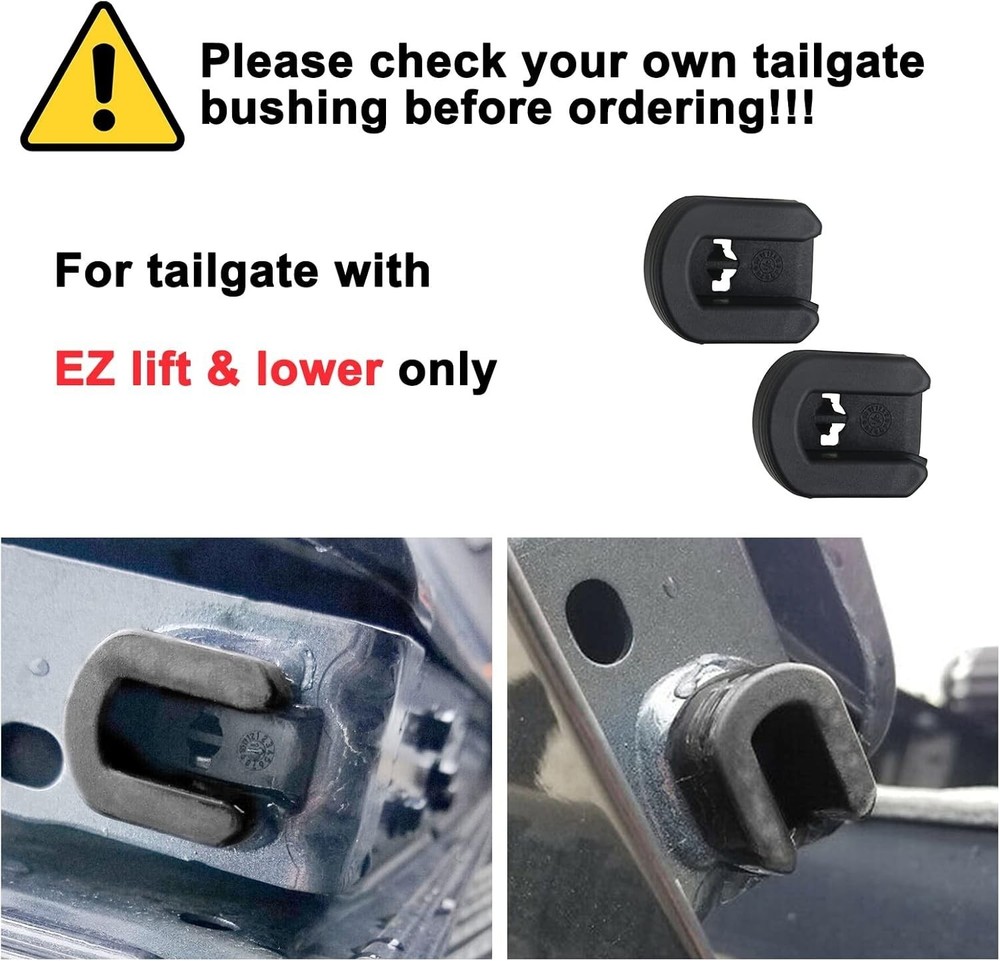 Tailgate Bushing for Tail Gate Hinge 2PCS Compatible with 2014-2020 Silverado 15