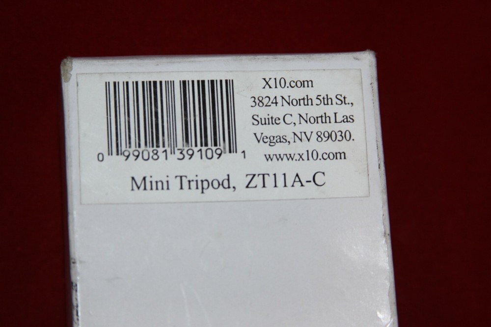 X-10 ZT11A-C, Mini Tripod, 3''.
