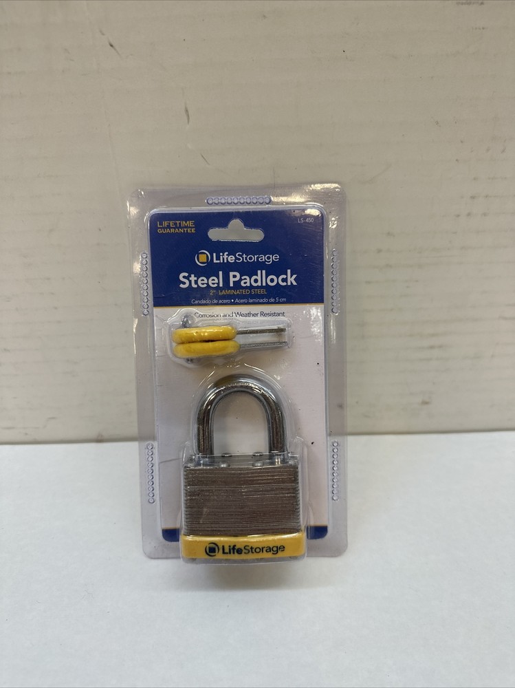 Life Storage LS-450 Steel Padlock 2”