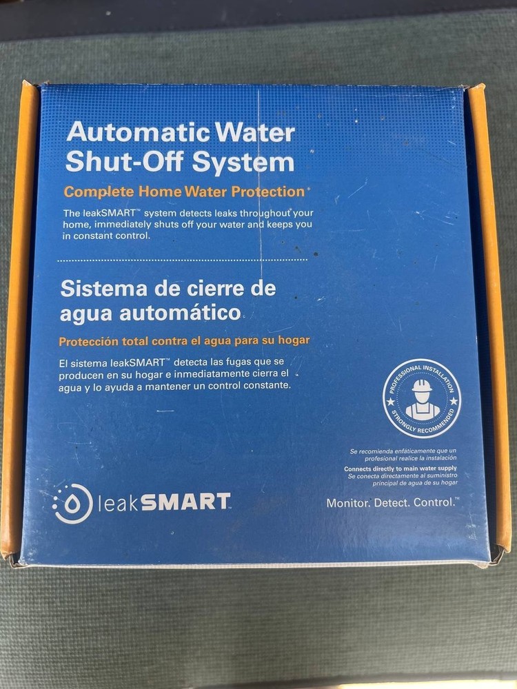 LEAK SMART Complete Home Water Protection System Leak Detection & Shut-Off