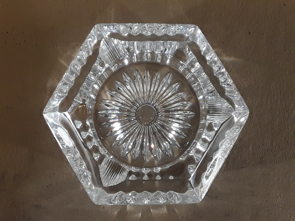 Vintage Crystal Ashtray