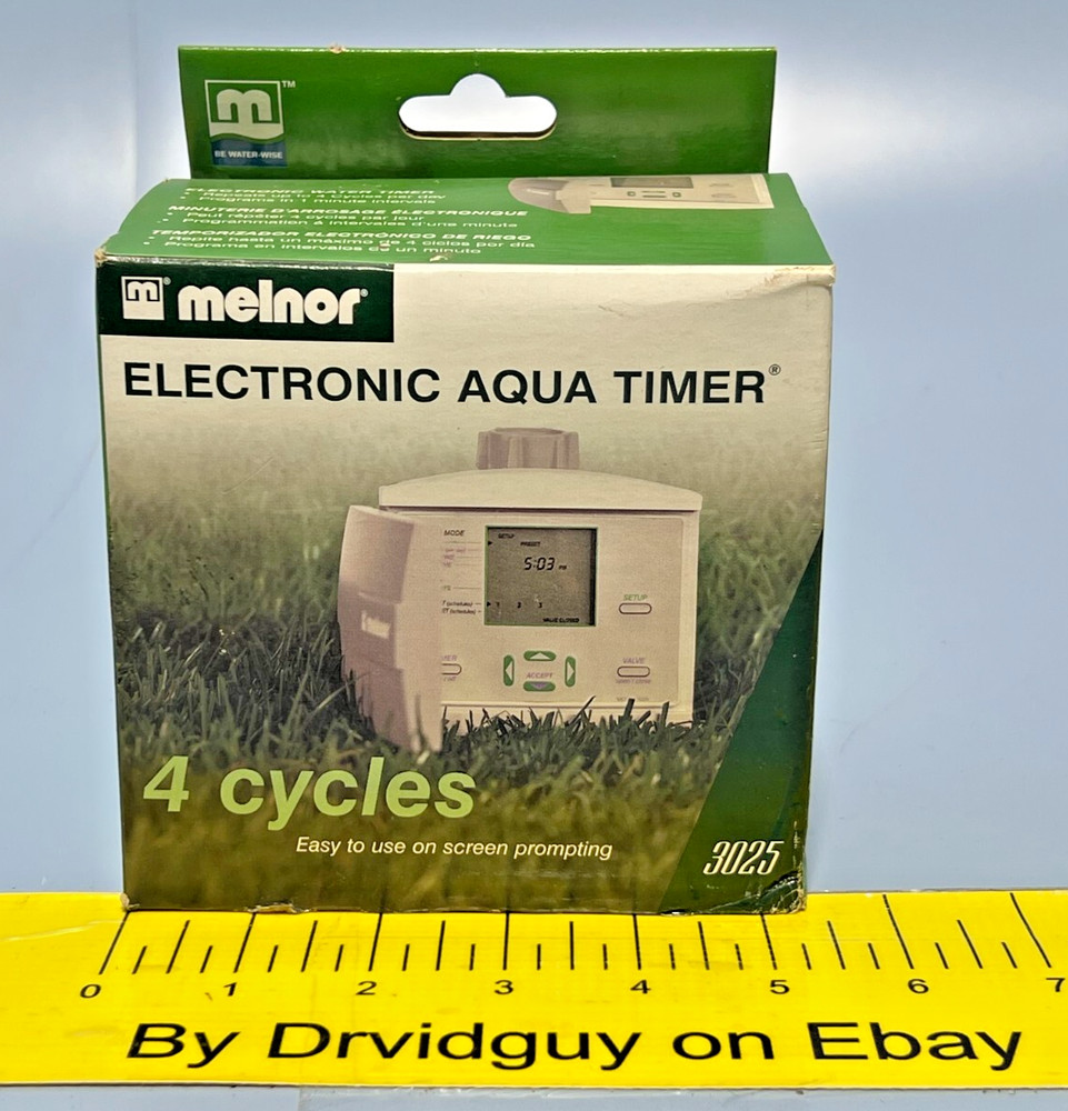 Melnor 3025 Electronic Aqua Timer; 4 Cycles
