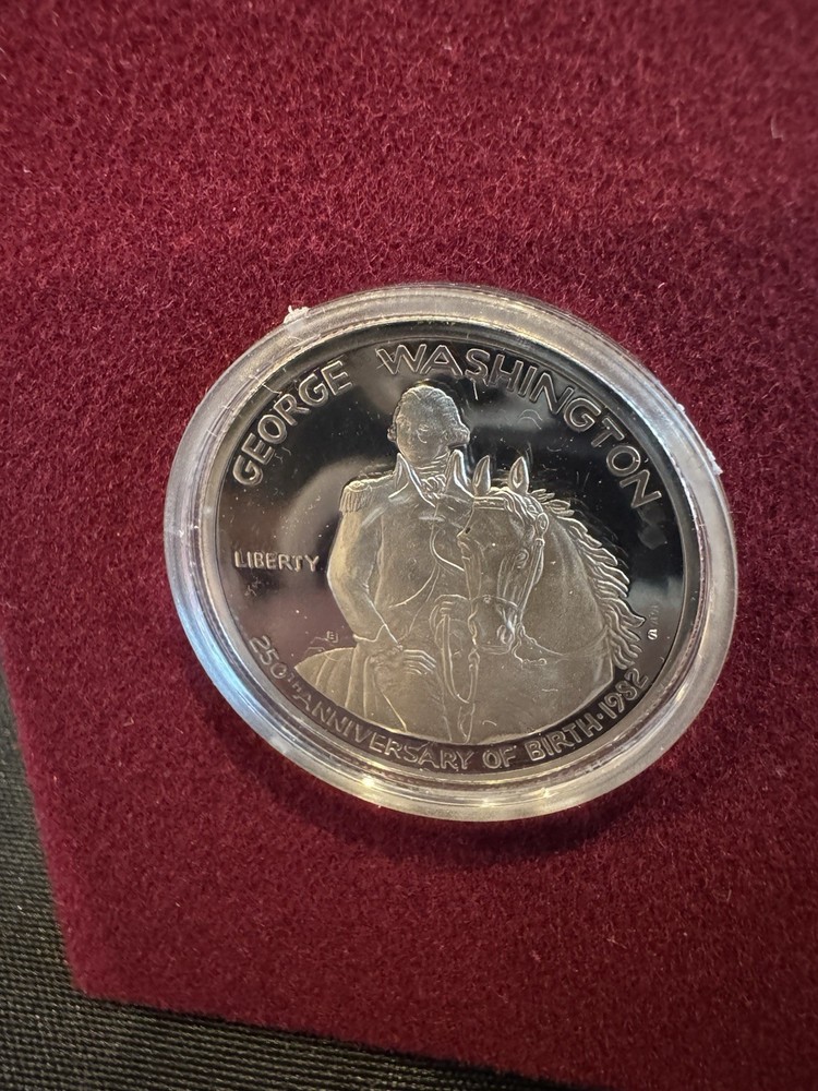 1982 George Washington Commemorative 90% Silver Half Dollar US Mint Proof 3