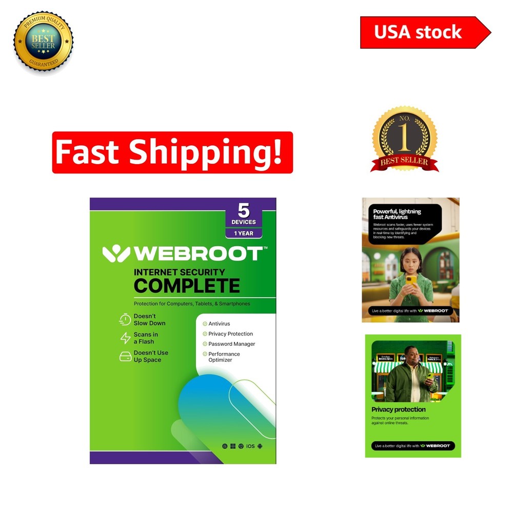 Ultimate Internet Security Suite 2025: 5 Device Protection with Cloud Backup