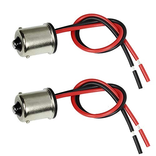 1156 180° Socket Pre-Wired Connector Adapter Wiring Harness for Headlight Tail