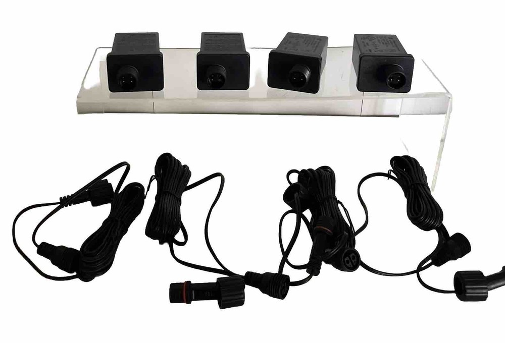 Feekoon 4 Pack Replacement Yard Inflatable Adapter, 12vdc 1.5a Class 2 Power ...