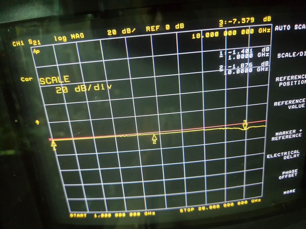 1 pc Emberguard Solutions) CAA7077 pin diode Switch 1-18 GHz Tested, see plot