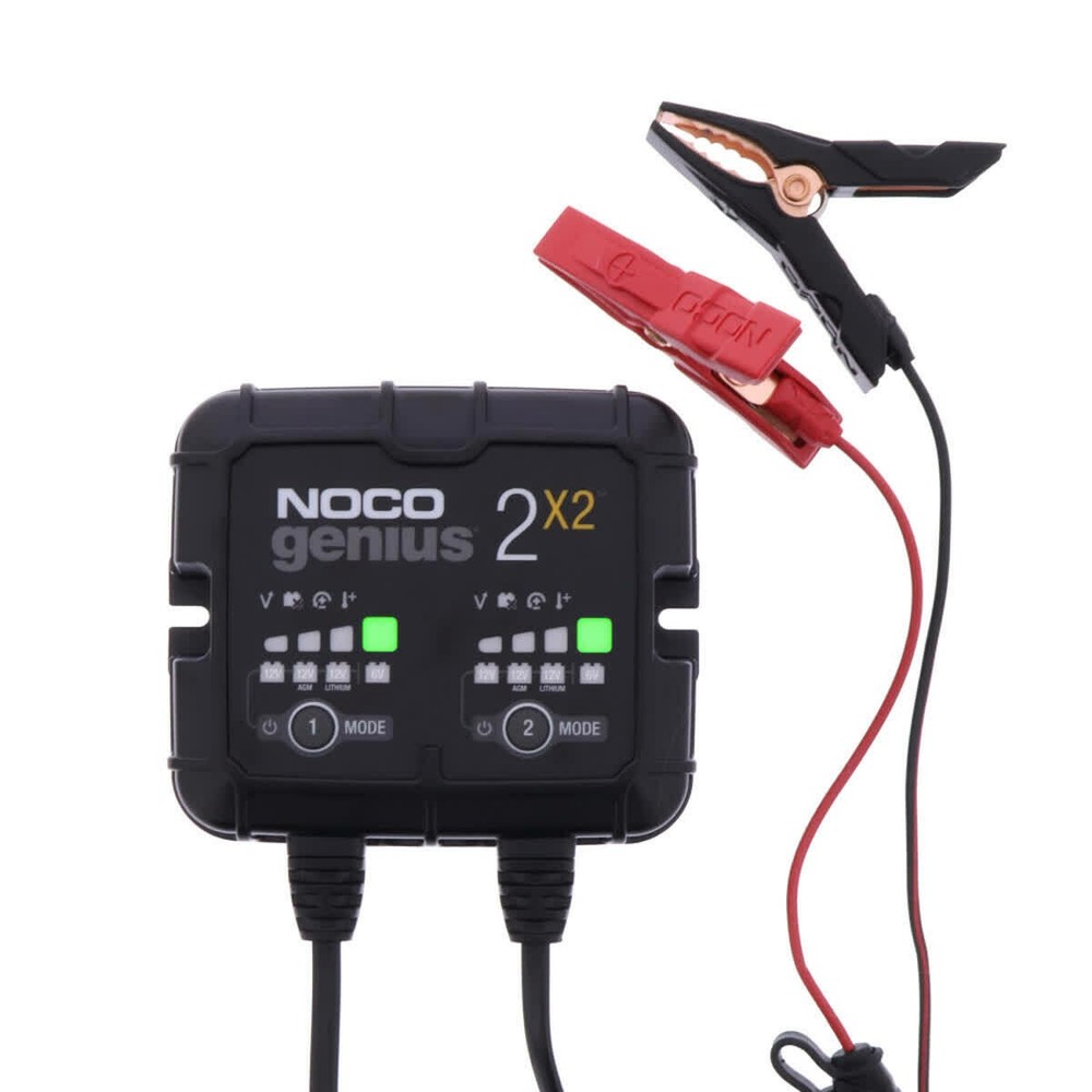 Genius 2x2 6/12V 2A Battery Charger
