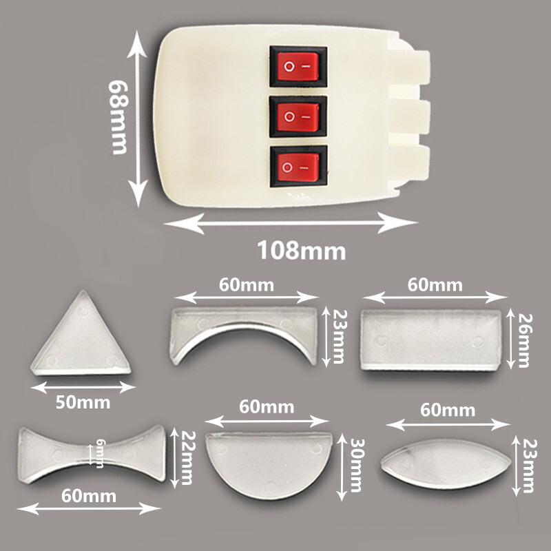 6PC Optical Plastic Prism for Teaching Physics Principle Light Experiment
