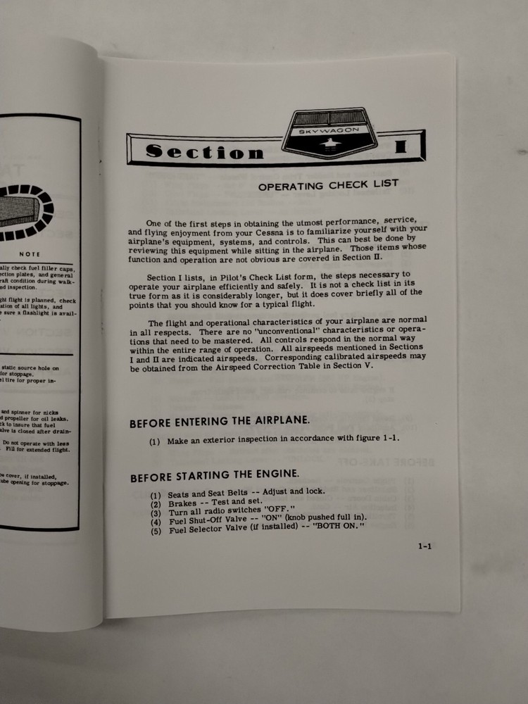 Cessna 1966 Model 185E Skywagon Owner's Manual-Copy