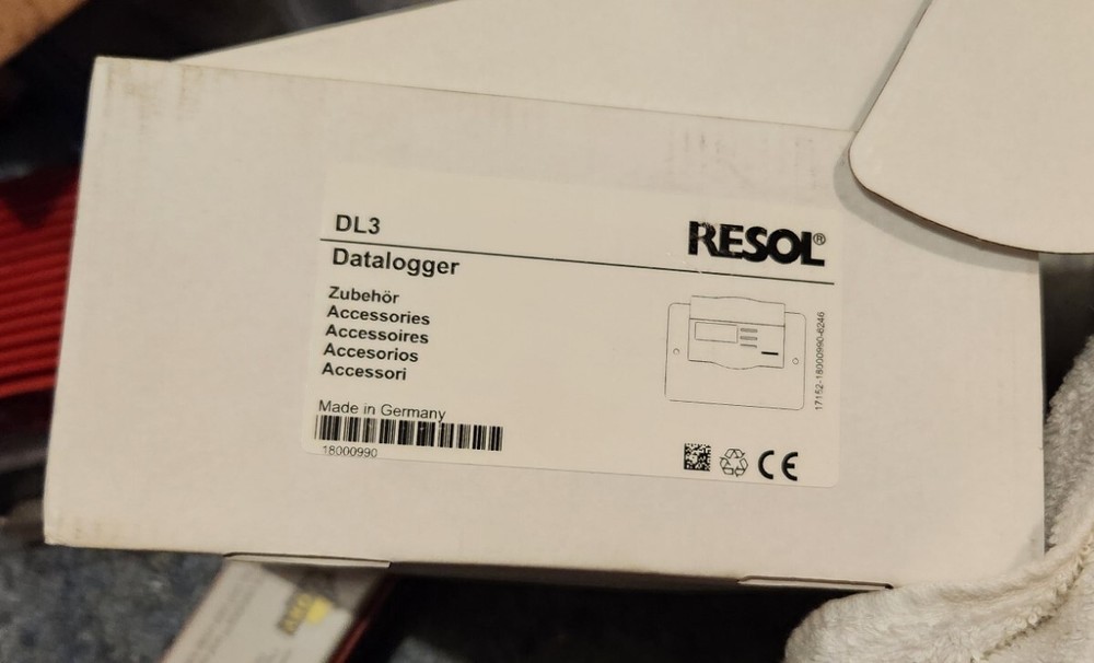 Resol Datalogger DL3 w/ Accessories