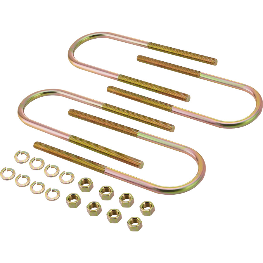 3"Aluminum Drop with U-Bolts & Hardware Leaf Spring Lowering Block Kit Universal