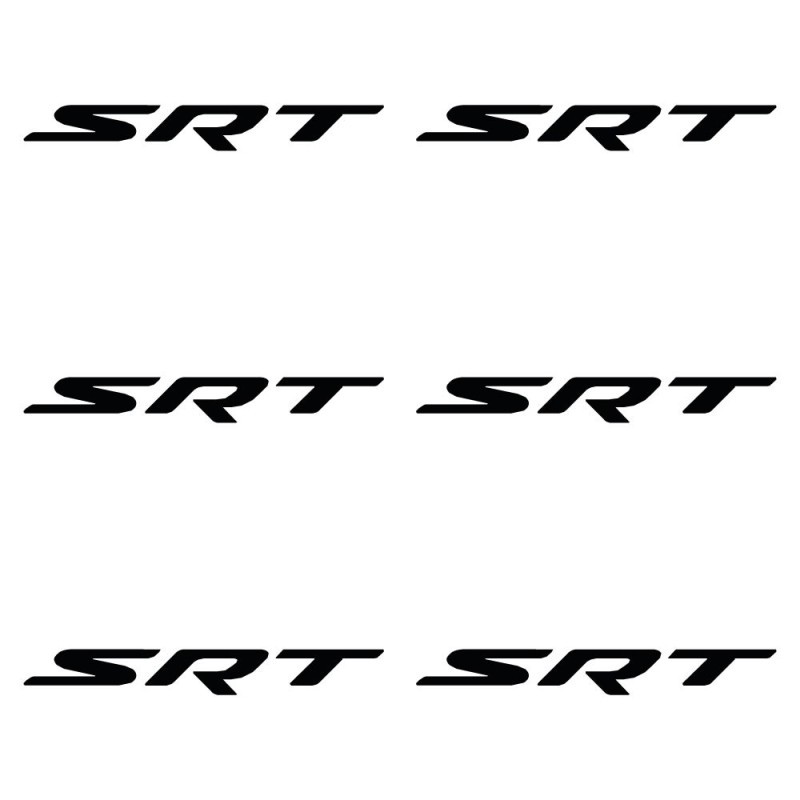Brake caliper decals 6 pcs SRT Dodge Viper