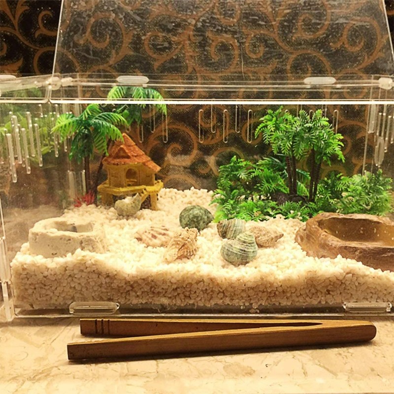 Aquarium Plastic Plants for Tank Decorations Artificial Water Grass Coconut Tree