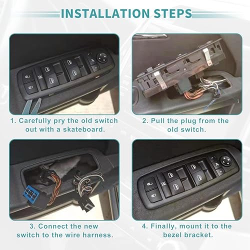 Front Left Driver Side Power Window Switch Window Control Switch Fit for