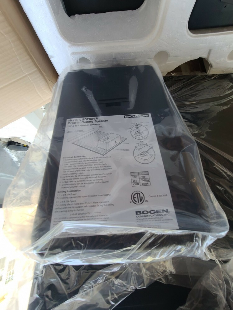 Bogen Drop in Speakers model CDS2X2VR (Pair)