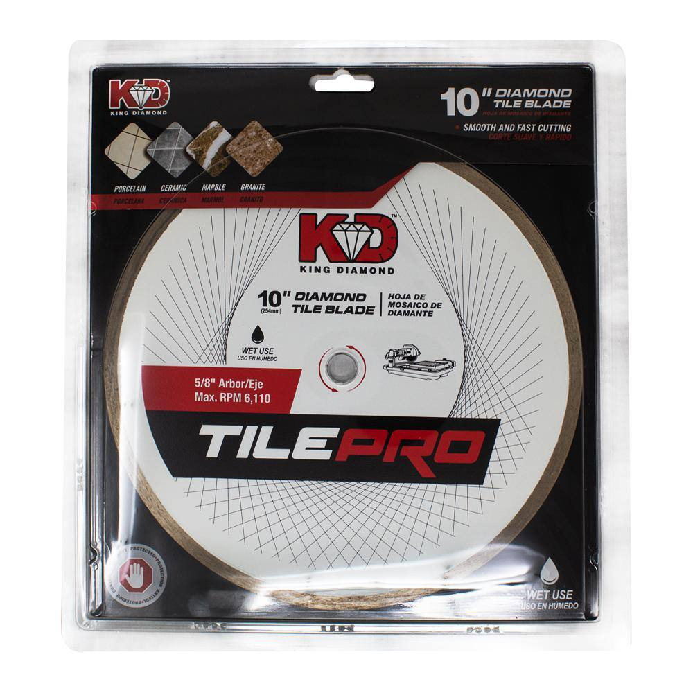 10 In. Diamond Tile Circular Saw Blade