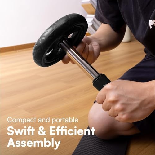 Ab Roller Wheel For Abs Workout - Abdominal Core Exercise Equipment With