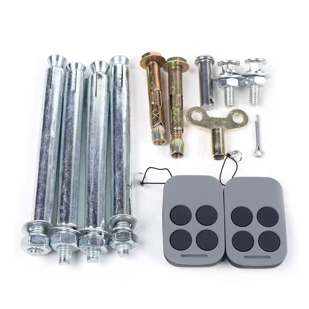 Automatic Gate Opener Single Swing Gate Opener Kit W/ Remote Control 110V 325lbs