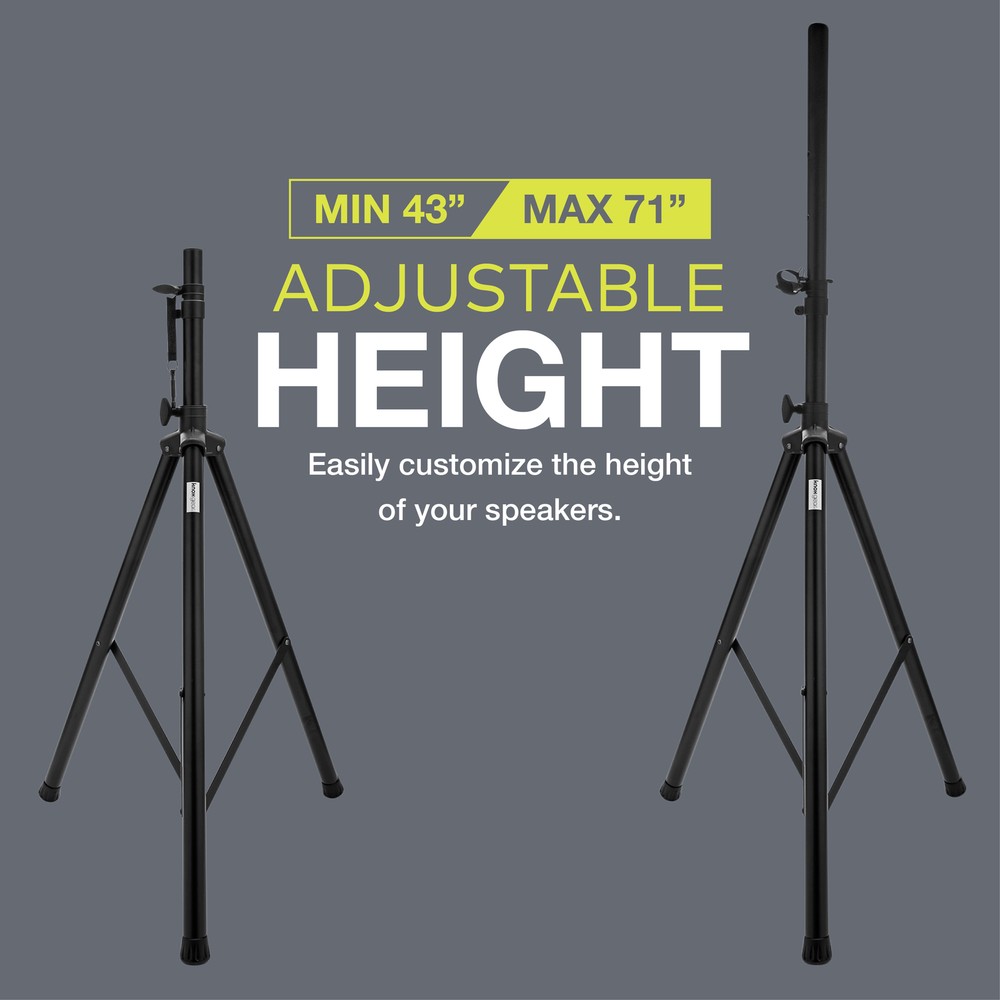 Knox Gear Adjustable Tripod Speaker Stand Bundle