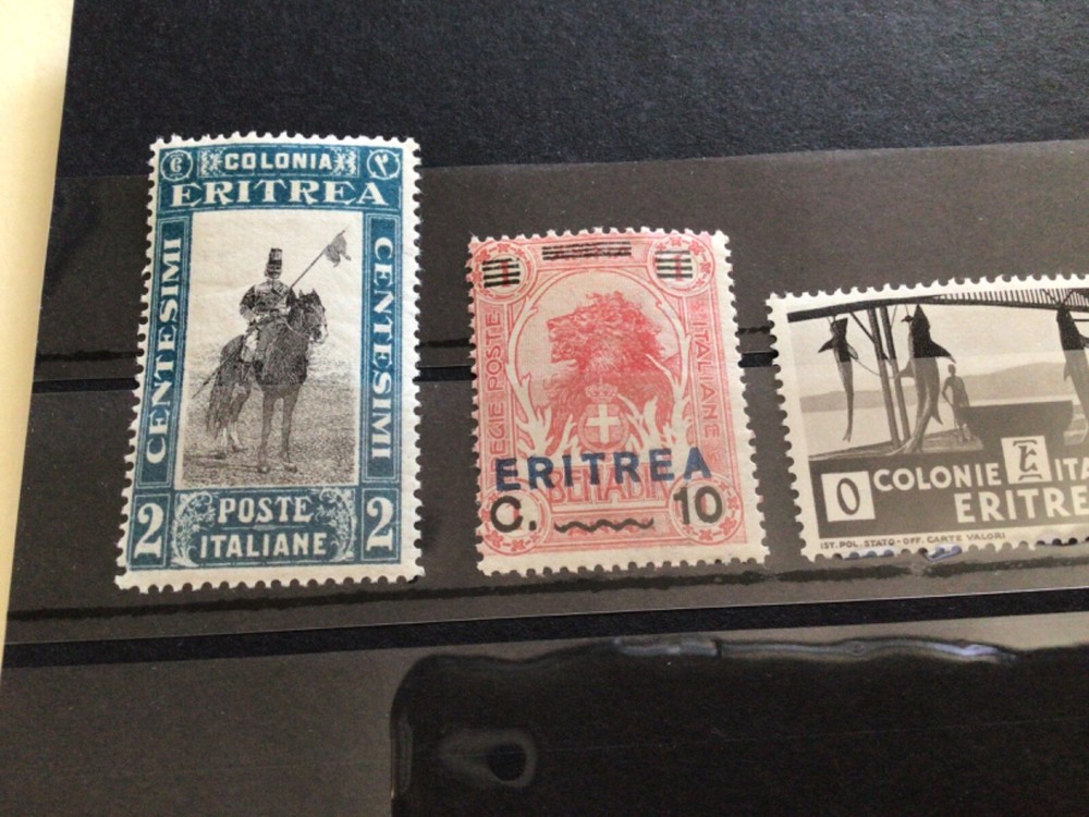 Italy Eritrea mounted mint stamps A18809