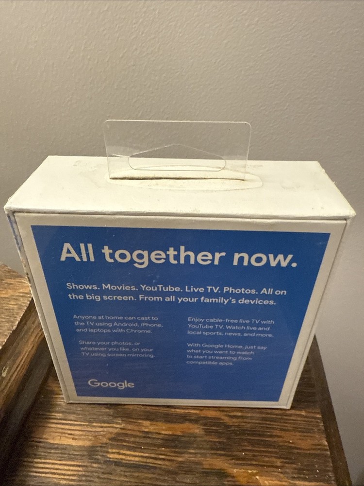 GOOGLE CHOMECAST 2000+ ANDROID &I PHONE BRAND NEW