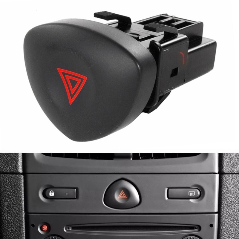 Warning Light Switch Button for Clio 2 Replacement Accessory 8200060036