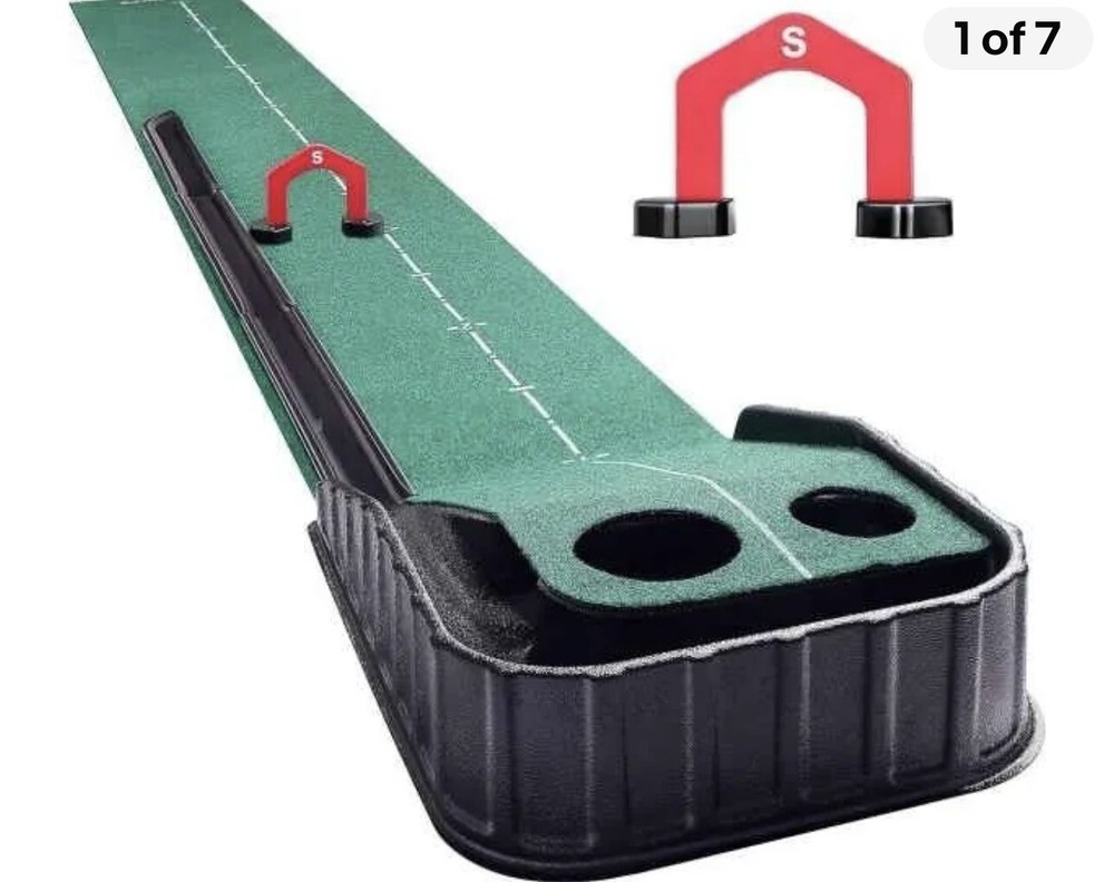 Putting Mat Champkey Premium Come with Golf Putting Gates - True Roll turf