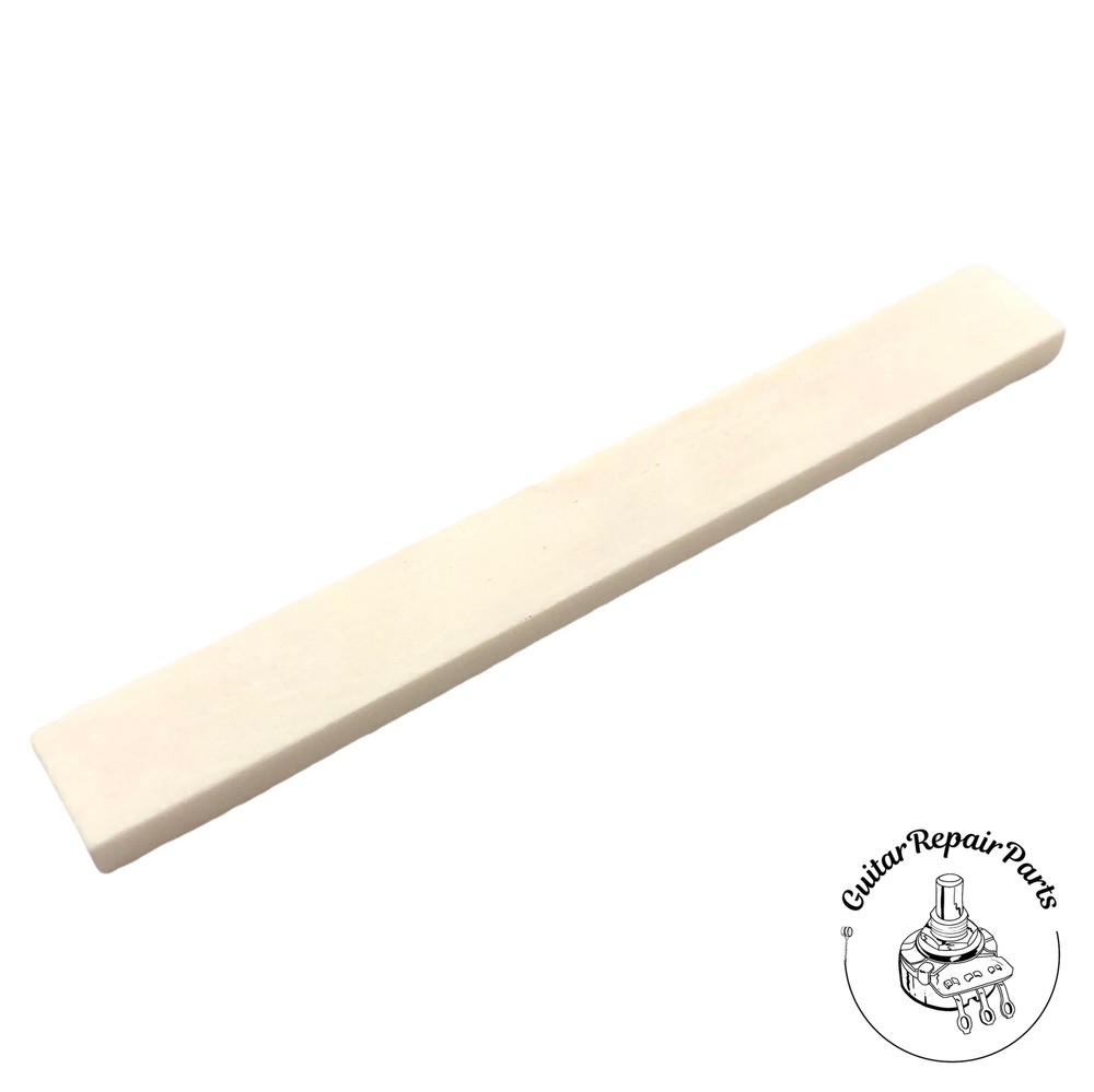 Saddle Blank, 3.5" x .43" x .14" - Bleached Bone