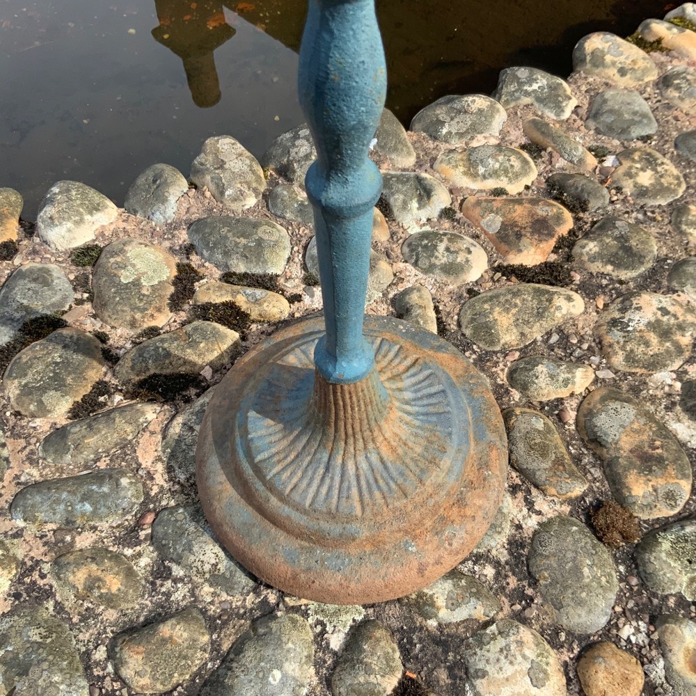 Antique Cast Iron Bird Bath