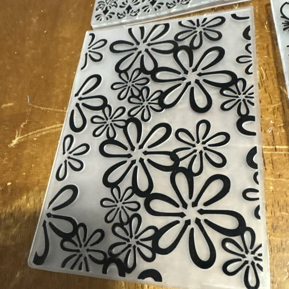 stampin up embossing folder lot