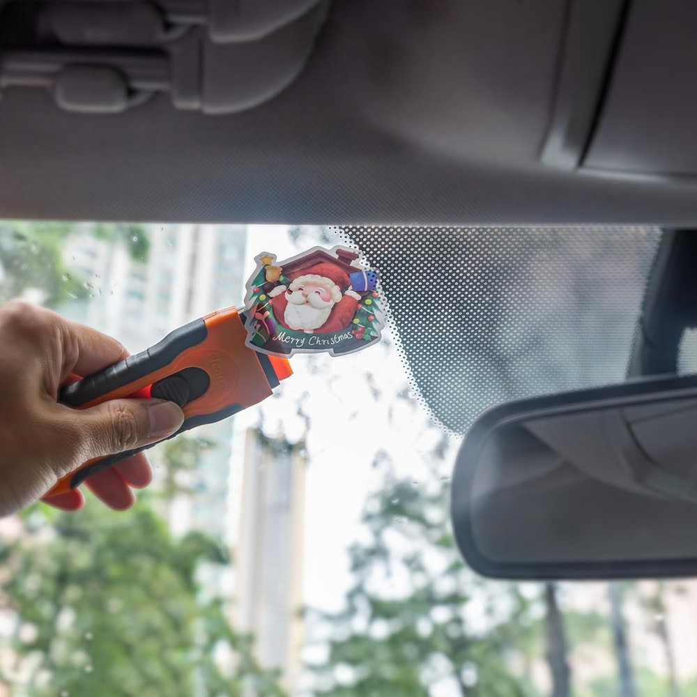 100Pcs Blade Plastic Razor Scraper with Retractable Blade: Without...