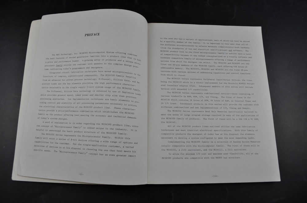 MOS Technology Microcomputers Hardware Manual – Vintage Original Book 1976