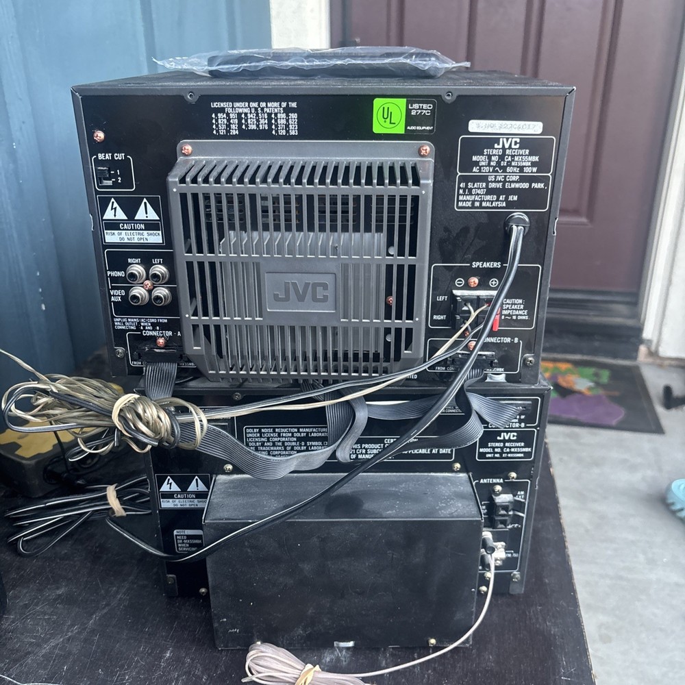 JVC MX-55M Component System CD Changer Cassette Tuner Remote CD NOT WORKING