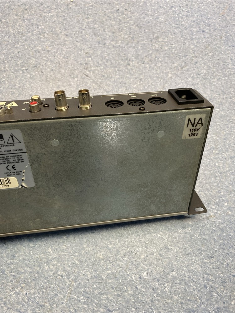 LAYLA by Echo Event 20-Bit Multitrack Recording System - Untested but Powers On